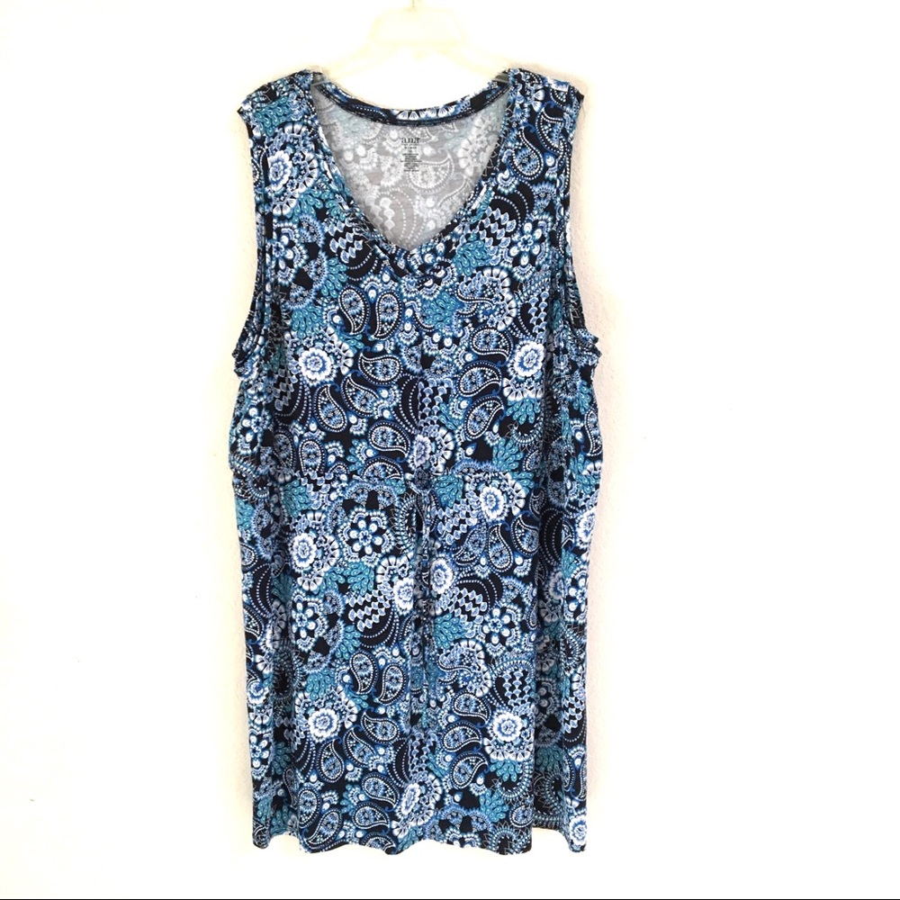NWT A.n.a. Woman floral sleeveless dress 3X